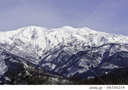 白山の雪景色 白山の雪景色 99704254