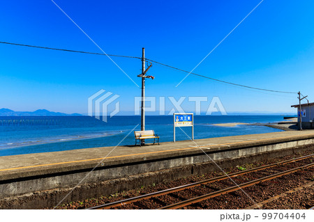 島原鉄道大三東駅 99704404