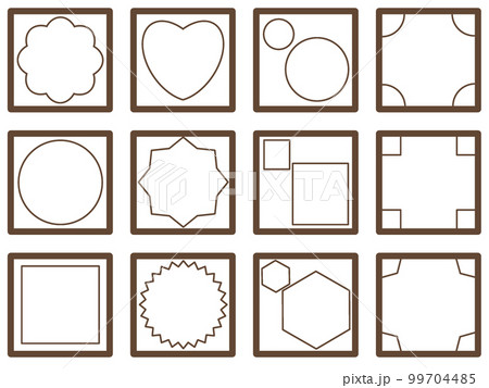 フレームテンプレート 99704485