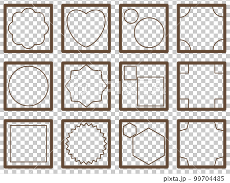 フレームテンプレート 99704485