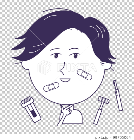 Men with sensitive skin _ shaving 99705064