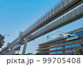 千葉市役所とモノレール 99705408