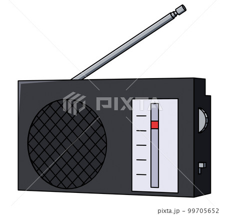 ラジオ斜めのイラスト 99705652