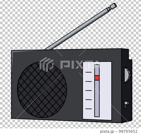 ラジオ斜めのイラスト 99705652