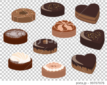 Chocolate cake set Chocolate cake set 99707076