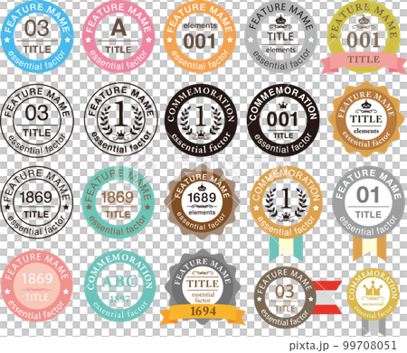 ラベルテンプレートセット ラベルテンプレートセット 99708051