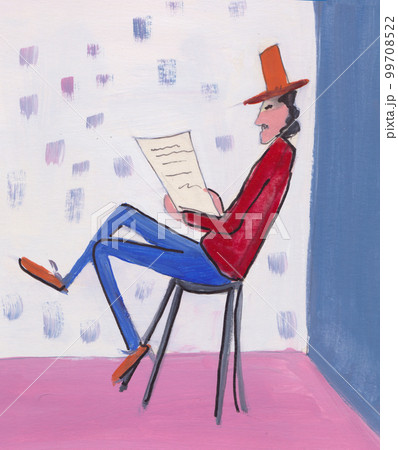 man on a stool 99708522