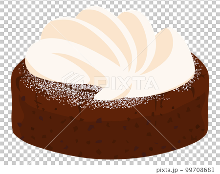 Gateau Chocolat 淋上大量鮮奶油 99708681