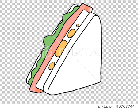 BLT sandwich illustration 99708744