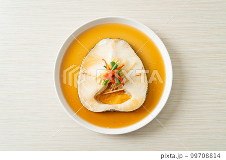 Steamed Cod Fish with Soy Sauce 99708814
