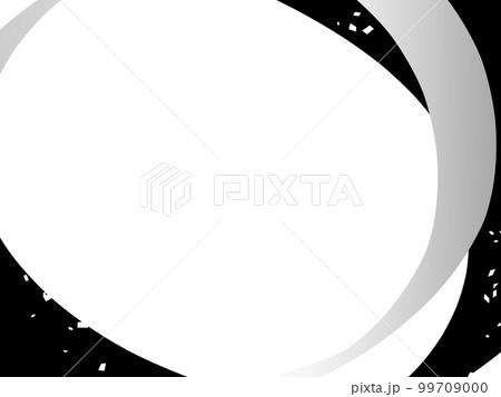 円を描く黒とシルバーの背景 99709000
