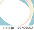 円を描く水色と桃色の背景 99709002