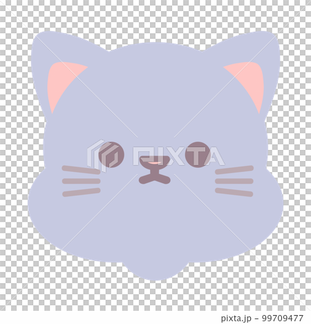 Deformed illustration of a cute cat Deformed illustration of a cute cat 99709477