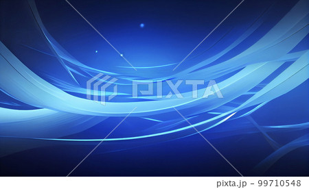 イラスト素材: ウェーブ状の抽象背景素材 99710548