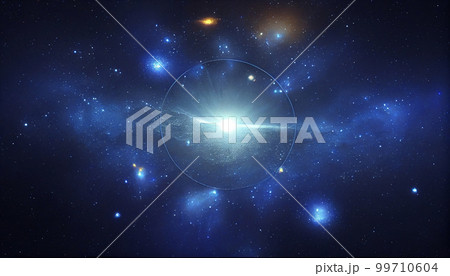 イメージ素材:宇宙のイメージ背景（Generative AI） 99710604