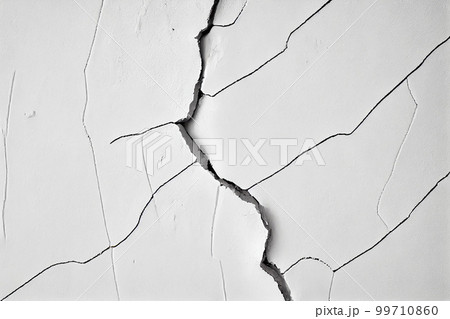 イメージ素材ひび割れたコンクリート壁のイメージ 99710860