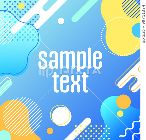 ウェブバナー_メンフィス_青 99711334