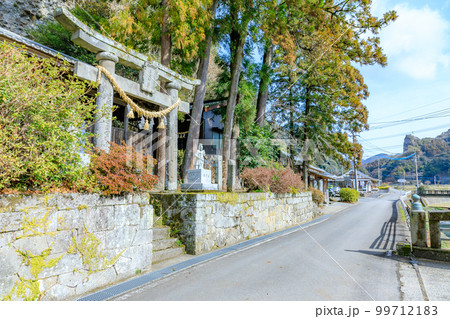 冬の身濯神社　大分県豊後高田市 99712183