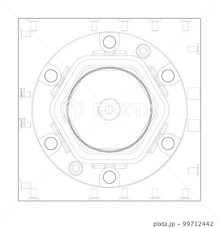 Abstract industry object concept 99712442
