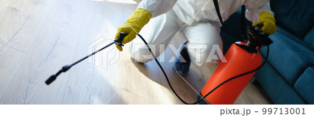 Pest and virus bacteria control contractor works in apartment Pest and virus bacteria control contractor works in apartment 99713001