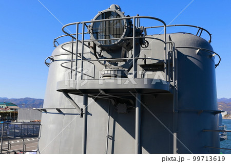 護衛艦の信号探照灯　モールス信号 99713619