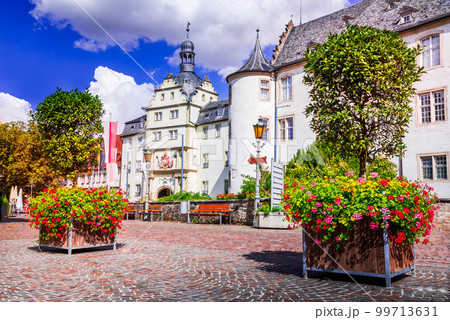 Bad Mergentheim, Germany. Famous Romantic Road route in Bavaria. 99713631