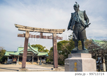 大坂城 豊国神社の境内風景 99713724