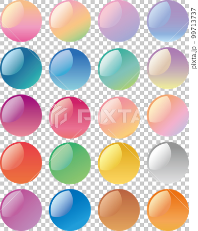 glossy sphere set 99713737