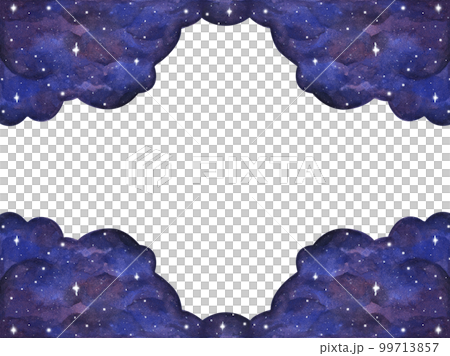 Watercolor night sky background with stars. Watercolor night sky background with stars. 99713857