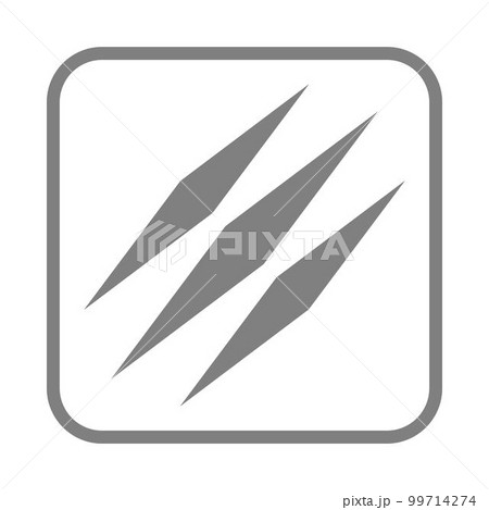 Animal claw icon logo design 99714274