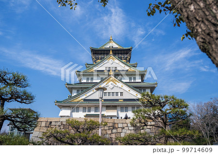 大坂城 天守閣の風景 99714609