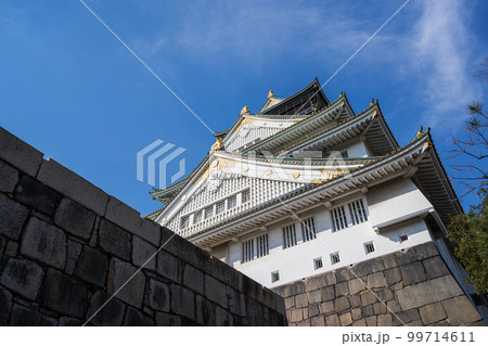 大坂城 天守閣の風景 大坂城 天守閣の風景 99714611