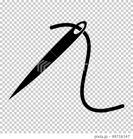 これは針と糸のアイコンのイラストです。 99716147