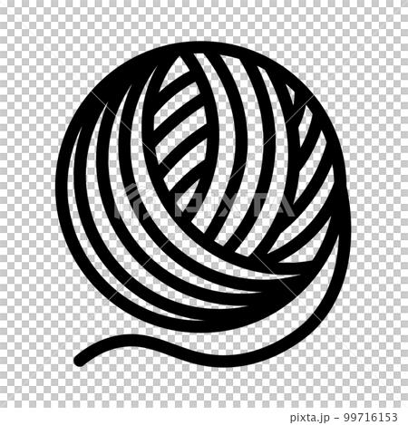 This is an illustration of the yarn icon. 99716153