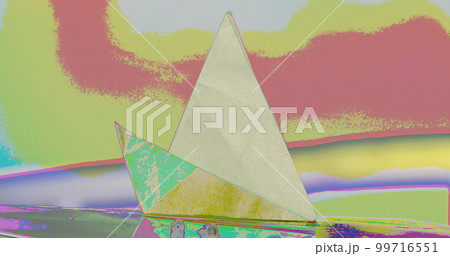 ヨットの折り紙 99716551