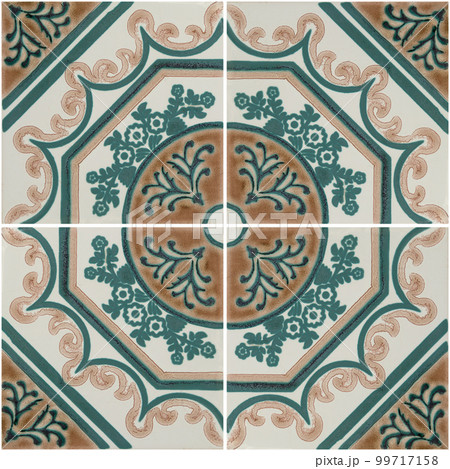 Traditional Portuguese glazed tiles Traditional Portuguese glazed tiles 99717158