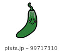 きゅうりのかわいいキャラクター 99717310