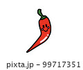 唐辛子のかわいいキャラクター 99717351