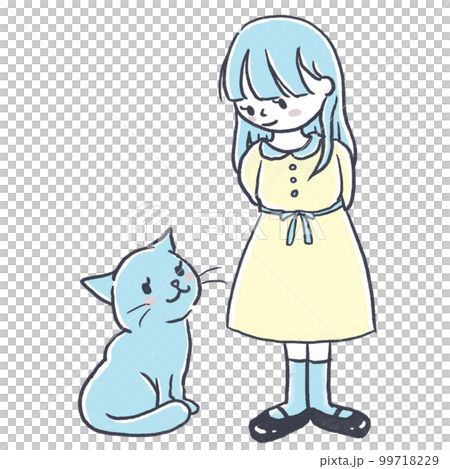 貓和女孩 貓和女孩 99718229