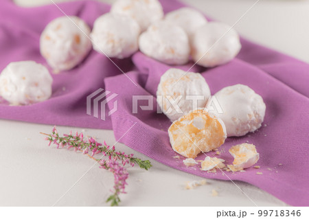 Traditional portuguese sweets beijinhos Traditional portuguese sweets beijinhos 99718346