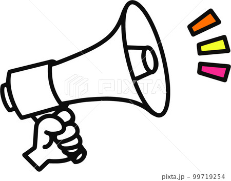 拡散させるメガホン 拡散させるメガホン 99719254