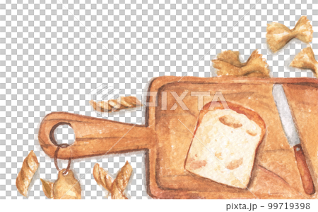 Watercolor painting of food Watercolor painting of food 99719398
