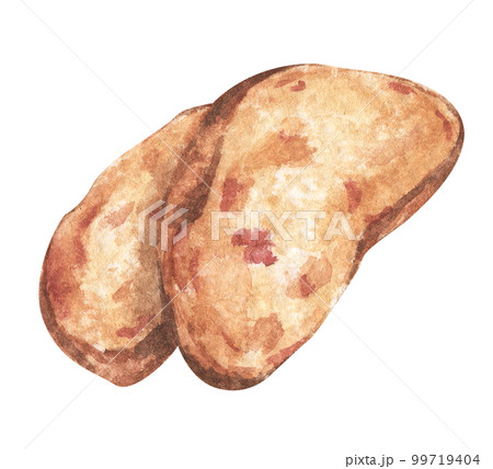 Watercolor painting of food Watercolor painting of food 99719404