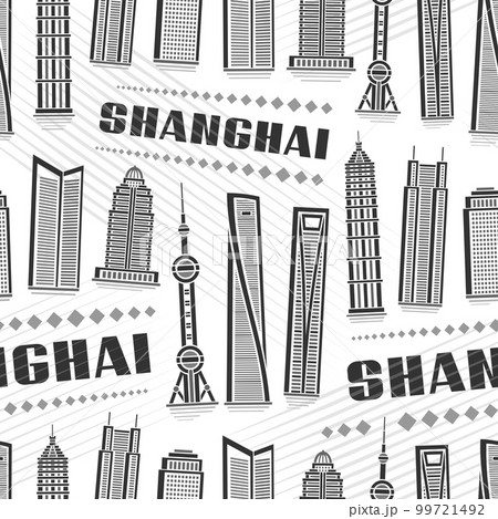 Vector Shanghai Seamless Pattern 99721492
