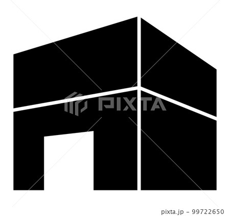 建物立体シルエット 建物立体シルエット 99722650