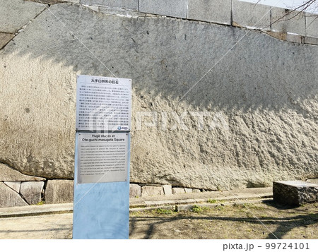 大阪城の「大手口枡形の巨石」 99724101