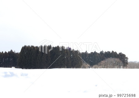 雪・空・星・冬の景色を感じる旅　冬の空はうつろいやすい　アメニモマケズ　宮沢賢治 99725698