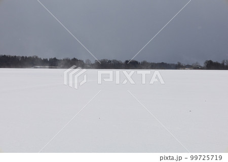 雪・空・星・冬の景色を感じる旅　冬の空はうつろいやすい　アメニモマケズ　宮沢賢治 99725719