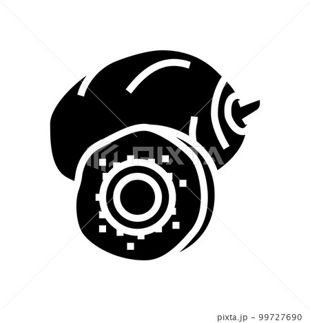 palm fruit ripe cut glyph icon vector illustration 99727690