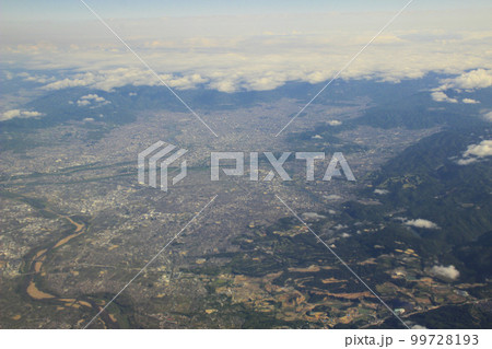 京都盆地・空撮 99728193
